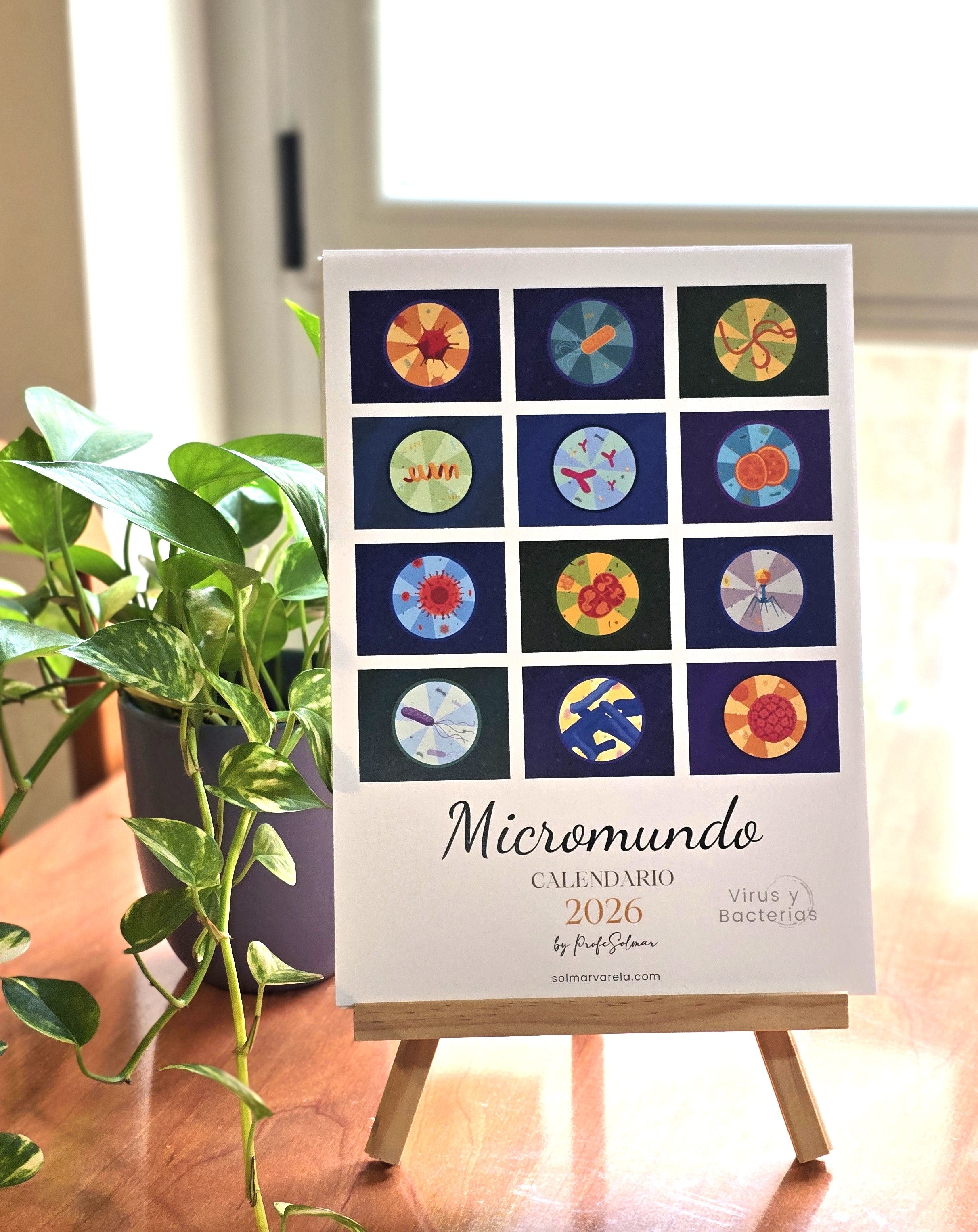 Ilustración Digital - Calendario Micromundo - by ProfeSolmar