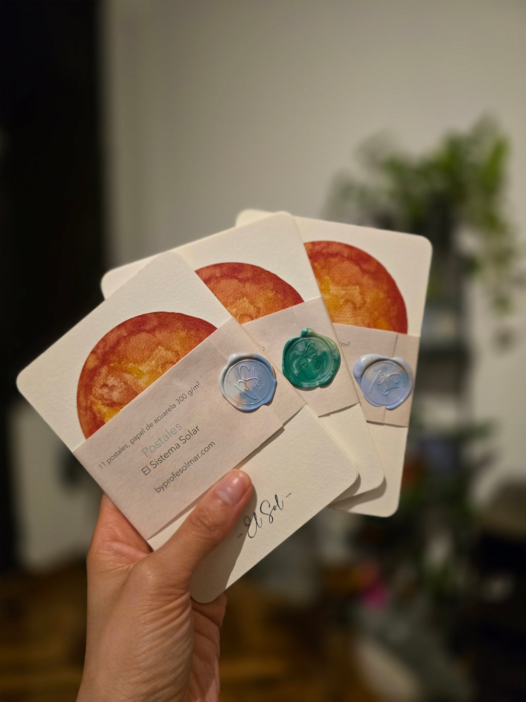 Set de 11 Postales - Sistema Solar