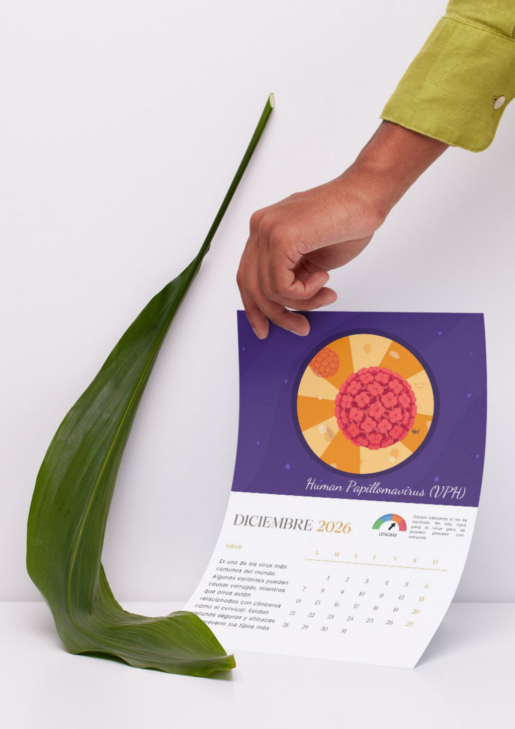 Calendario Micromundo 2026 - Colección Virus y Bacterias - by ProfeSolmar