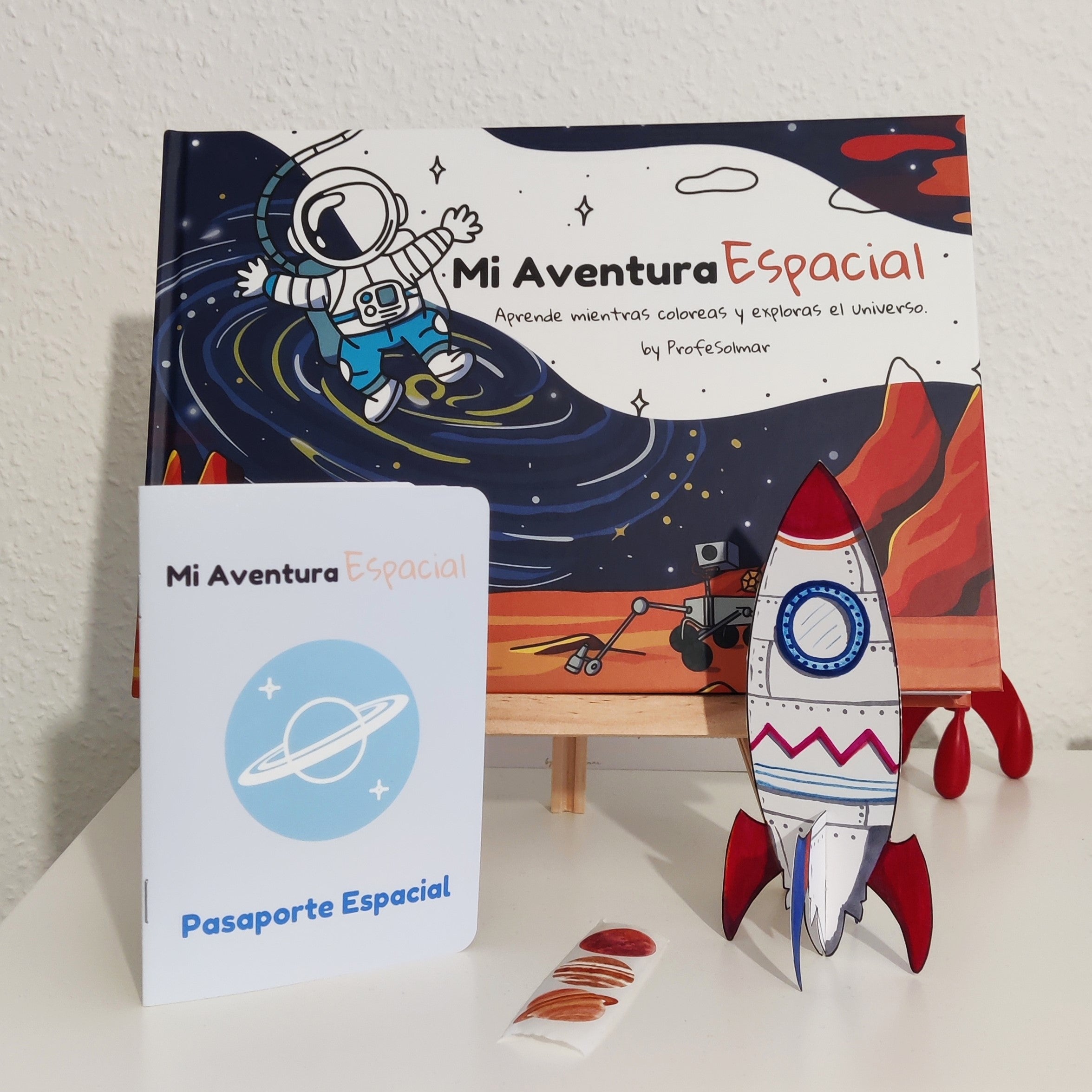Activity book: Mi Aventura Espacial by ProfeSolmar (Spanish version, Hardcover) - by ProfeSolmar