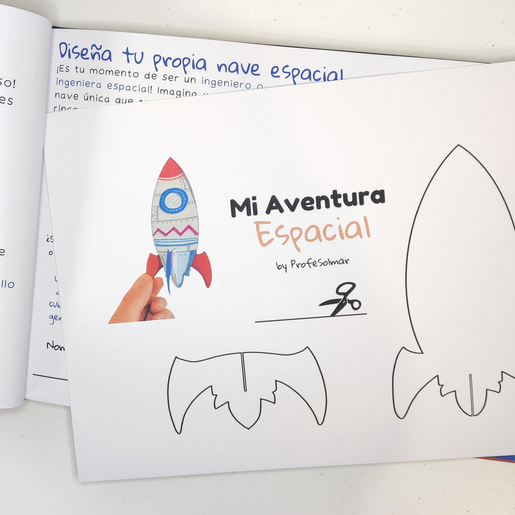 Activity book: Mi Aventura Espacial by ProfeSolmar (Spanish version, Hardcover) - by ProfeSolmar