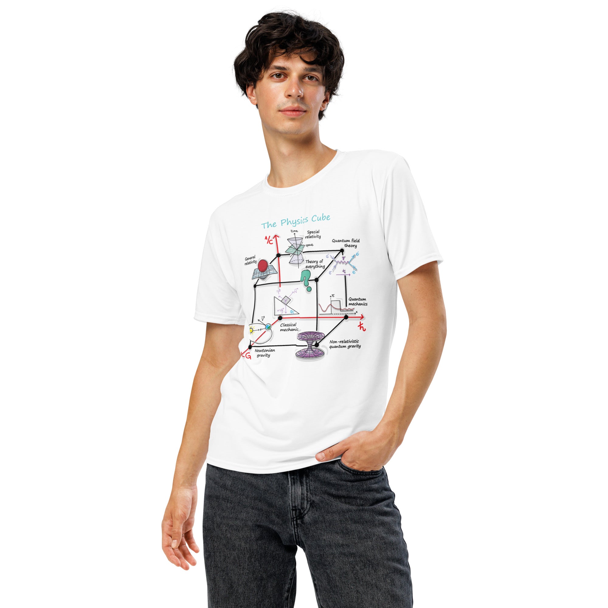 Camiseta El Cubo de la Física - Manga Corta - by Profe Solmar