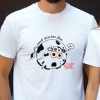 Camiseta Vaca Esférica - Manga Corta